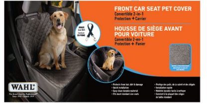 le confort, la sécurité et le style qu'il mérite avec la Housse de Siège Avant pour Voiture Wahl. Faites de chaque trajet une expérience agréable et sans souci pour vous et votre animal bien-aimé !